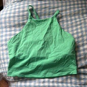 Outdoor voices green crop top
